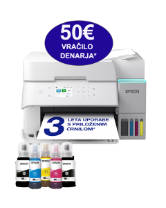 EPSON EcoTank L6376 obojestransko tiskanje, skeniranje, kopiranje, priklop USB, Ethernet, WiFi, WiFi Direct, uporablja črnilo v stekleničkah