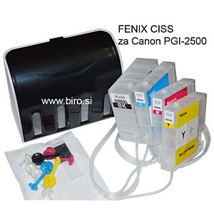 Fenix CISS PGI-2500 brez črnila za tiskalnike Canon Maxify iB4050, Maxify MB5050, MB5150, MB5350, MB5450