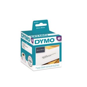 Nalepke za DYMO LabelWriter, 89 x 28mm, 2 koluta po 130 nalepk, trajne, 99010 (S0722370, SO722370)