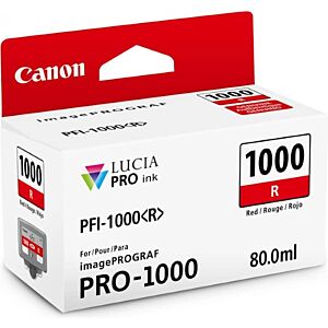 ČRNILO CANON PFI-1000 RED  ZA IMAGEPROGRAF PRO-1000, 80 ml