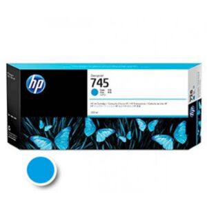 HP 745 Cyan Ink Cartridge 300 ml