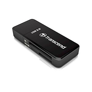 Čitalec kartic Transcend RDF5 črn, USB A 3.1 --> SD, microSD