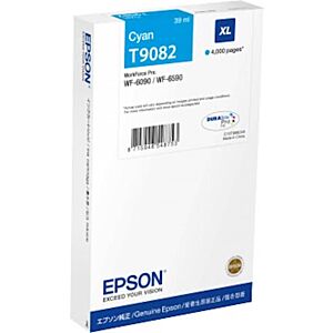 ČRNILO EPSON CYAN XL ZA WF-6590 / WF-6090, 39 ml