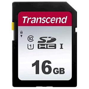 SDHC TRANSCEND 16GB 300S, 95/45MB/s, C10, UHS-I Speed Class 1 (U1)
