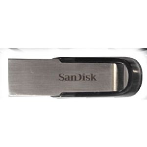 USB DISK SANDISK 128GB ULTRA FLAIR, 3.0, srebrn, kovinski, brez pokrovčka