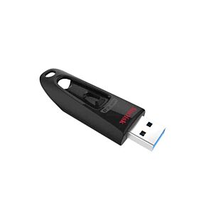USB DISK SANDISK 32GB ULTRA, 3.0, črn, brez pokrovčka
