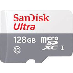 SDXC SANDISK MICRO 128GB ULTRA, 100MB/s, UHS-I, C10, adapter