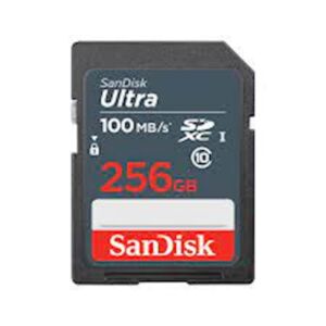SDXC SanDisk 256GB Ultra, 100MB/s