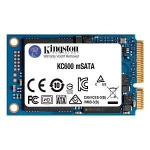 KINGSTON KC600 512GB SATA3 mSATA SSD