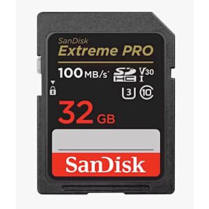 SDHC SANDISK 32GB EXTREME PRO, 100/90MB/s, UHS-I, U3, C10, V30