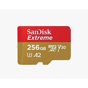SDXC SanDisk micro 256GB Extreme Mobile Gaming, 190/130MB/s, UHS-I C10, V30, U3, A2