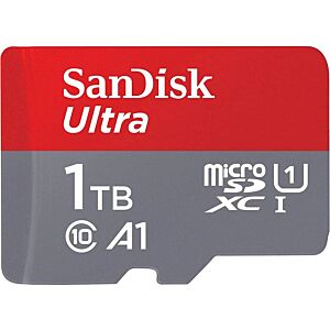 SDXC SANDISK MICRO 1TB ULTRA, 150MB/s, UHS-I, C10, A1, adapter