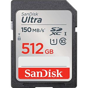 SDXC SanDisk 512GB Ultra, 150MB/s, C10, U1