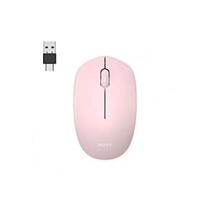 Miška PORT WL USB-A/USB-C roza