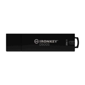 USB disk Kingston Ironkey 256GB D500S, USB 3.2, FIPS 140-3 Level 3, TAA/CMMC, AES-256 bit