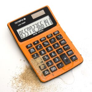 Kalkulator namizni olympia 12-mestni lcd-1000p oranžen 162x84x18
