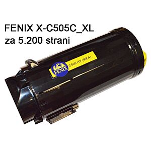 FENIX X-C505Y_XL Yellow toner za 5.200 strani nadomešča Xerox 106R03883 HC za Xerox VersaLink C500N, C500DN, C505S, C505X