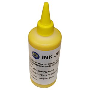 FENIX FF2500Y Ink črnila Pigment 250ml za kartuše Canon PGI-1500M, PGI-2500M - Yellow 250ml