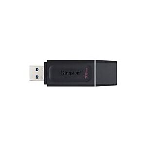 USB disk Kingston 32GB DT Exodia, 3.2 Gen1, črn, s pokrovčkom