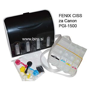 Fenix CISS PGI-1500 brez črnila za tiskalnike Canon Maxify MB2050, MB2150, MB2350, MB2750