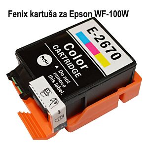 FENIX E-T2670 Barvna kartuša za 200 strani za Epson WF-100W nadomešča Epson 267 (C13T26704010)