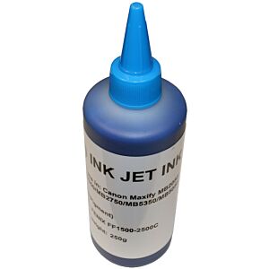 FENIX FF2500C Ink črnilo Pigment 250ml za kartuše Canon PGI-1500C, PGI-2500C - Cyan 250ml