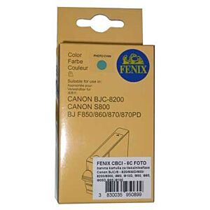 C-BCI-6 PC kartuša za Canon PIXMA iP8500, iP6000D, i990, i965, i905D, i950, i9950, i9100, S900, S9000, S830D, S820D, 820, = FENIX CBCI-6 Photo Cyan, barvna