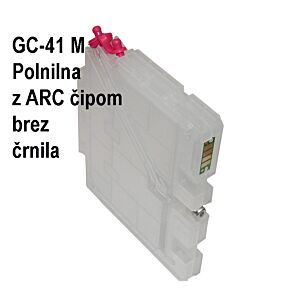 FENIX GC41M ARC-P-E Polnilna PRAZNA kartuša za Ricoh Aficio SG2010, SG2100, SG3100, SG3110, SG7100 - brez črnila