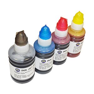 Komplet 4 barv FENIX Bk + C + M + Y v stekleničkah za Brother DCP-T300, DCP-T500W, DCP-T700W, 140ml črne in 100ml po barvi