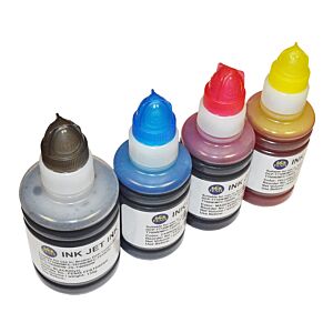 Komplet 4 barv FENIX Bk + C + M + Y v stekleničkah za Brother DCP-220, DCP-420W, DCP-520W, DCP-525W, DCP-720DW, MFC-T920DW, 135ml črne in 100ml po barvi