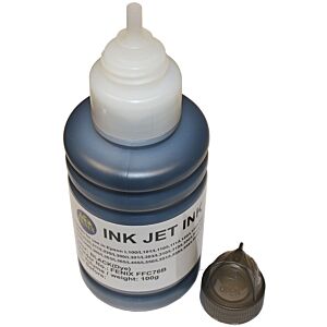 Fenix FFC76B Ink črnila Dye 100ml črno nadomešča Epson T6641 za Epson L100, L110, L200, L210, L300, L350, L351, L355, L550, L555 - kapaciteta 100ml ( 40% več od originala )