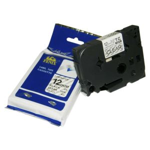 Fenix TZ-131 PROZOREN trak - ČRN izpis ( TZ131 ), 12mm trak, dolžine 8m, laminated - obstojen v ekstremnih pogojih