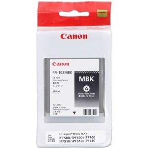 ČRNILO CANON PFI-102 MAT ČRNO ZA IPF500/600/700 130ml
