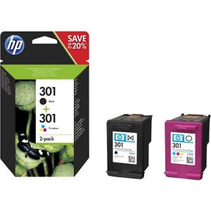 HP 301 Ink Cartridge Combo 2-Pack