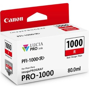 ČRNILO CANON PFI-1000 RED ZA IMAGEPROGRAF PRO-1000, 80 ml