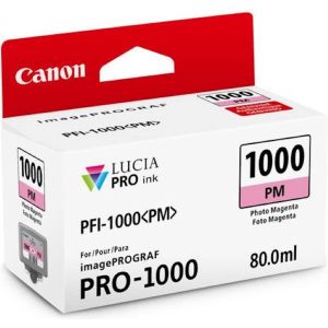 ČRNILO CANON PFI-1000 PHOTO MAGENTA ZA IMAGEPROGRAF PRO-1000, 80 ml
