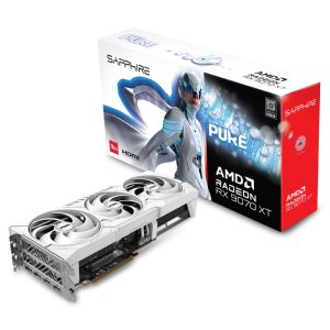 SAPPHIRE PURE Gaming Radeon RX 9070 XT 16GB GDDR6 OC ARGB grafična kartica