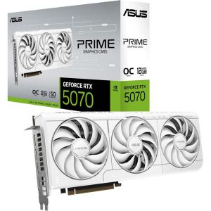 ASUS Prime GeForce RTX 5070 OC 12GB GDDR7 PRIME-RTX5070-O12G-WHITE bela grafična kartica