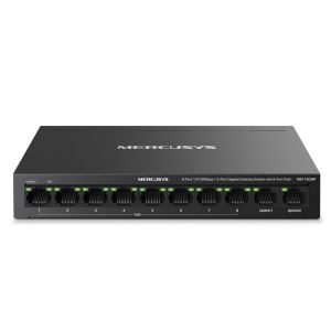 MERCUSYS MS110CMP 10-port 8x 10/100Mbps PoE+ RJ45 2x Gigabit RJ45 mrežno stikalo switch