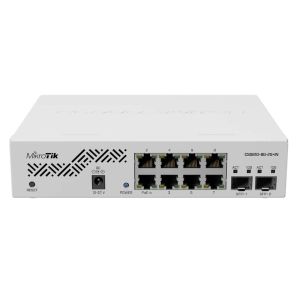 MIKROTIK CSS610-8G-2S+IN 8-port RJ45 2x 10G SFP+ Smart mrežno stikalo switch