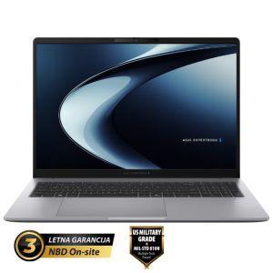 ASUS ExpertBook P3 G1 16" (40,64cm) WUXGA Intel Ultra 7 255H 16GB 1TB prenosni računalnik P3606CCA-WB255H4D0N
