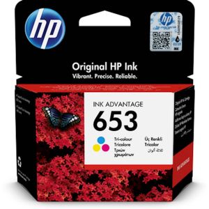 ČRNILO HP BARVNO 653 ZA DJ PLUS 6000/6400/6475 ZA 200 STRANI