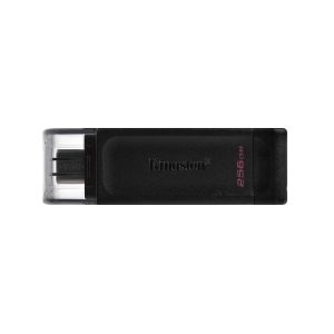 USB C DISK Kingston 256GB DT70, 3.2 Gen1, plastičen, s pokrovčkom