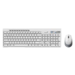 Tipkovnica Genius Slim star 8230 +miš, bela BT +WL