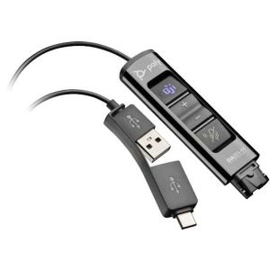 Poly DA85-M USB na QD Adapter - združljiv s katerimi koli slušalkami Poly s Quick Disconnect