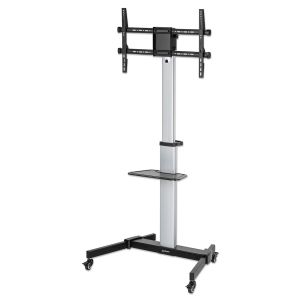 Multimedijski voziček 37''-86'' MANHATTAN , 50kg, naklon +5° do -10°, sive barve