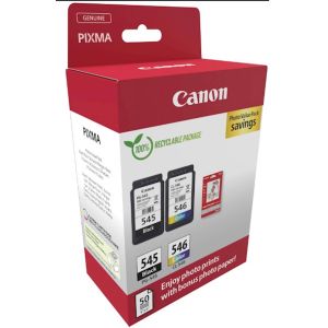 KOMPLET CANON PG-545 / CL-546 IN FOTO PAPIR ZA MG2450/2550