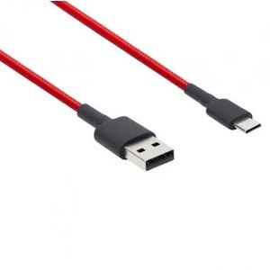 Xiaomi Mi USB-C na USB-A pleten kabel 1m Rdeč
