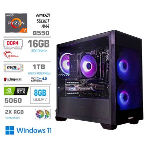 Računalnik PCX Exton R7 5700X 16GB 1TB RTX5060 W11