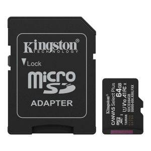 SDXC KINGSTON MICRO 64GB CANVAS SELECT Plus, 100MB/s, C10, UHS-I, U1, V10